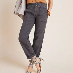 Anthropologie Gray Ankle Pants